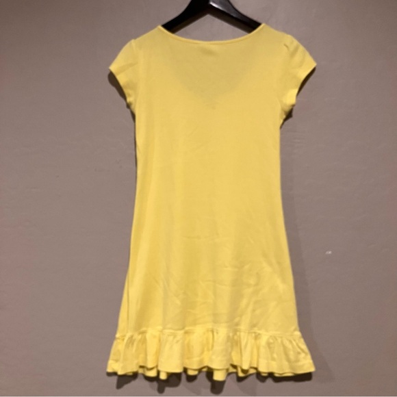 Upfashion Yellow Cap Sleeve Cotton Dress EU 36 US Size 6 - Picture 7 of 12